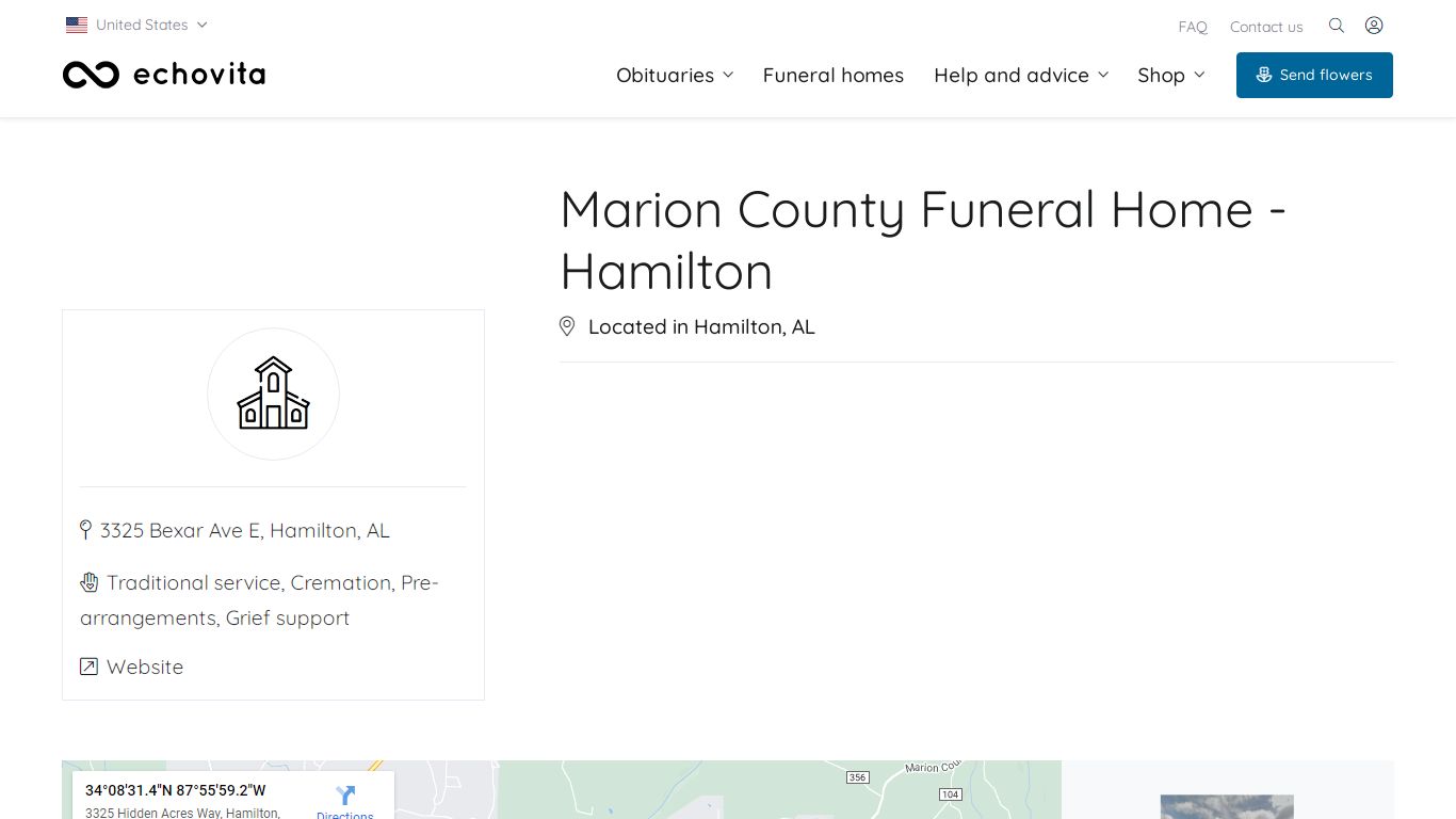 Marion County Funeral Home - Hamilton Obituaries - Echovita